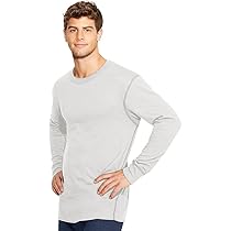 Duofold Men's Mid-Weight Wicking Shirt, Winter White, Small